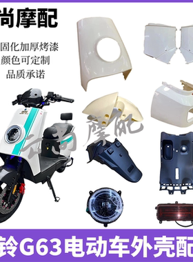 适用新国标哈铃G63电动车外壳广环M8配件爱玛星博A157前围前泥板