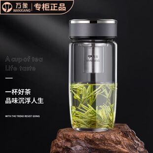 万象商务单层玻璃杯鹅蛋杯大肚杯男女士车载茶杯水杯子U194/U195