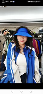 遮阳帽韩国女UV防紫外线空顶帽子骑行防晒帽冰丝CUT夏户外太阳帽