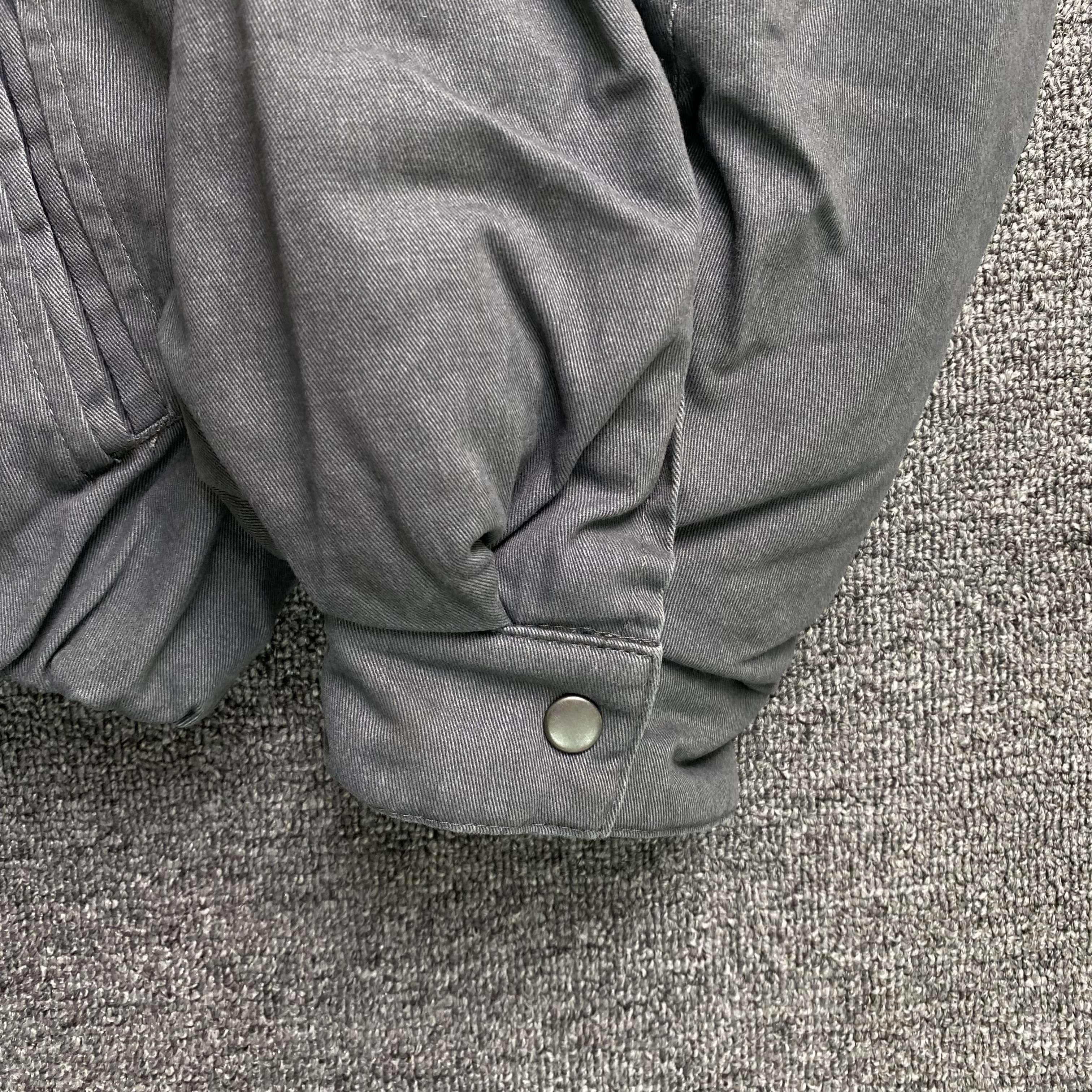 thumbnail for Worn lapel padded zip jacket coat