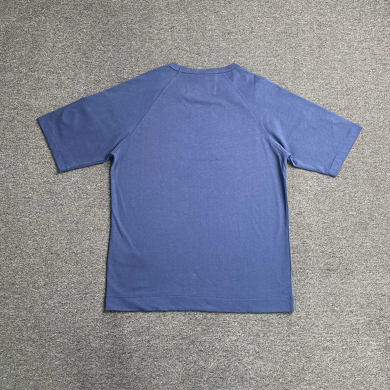 thumbnail for Lens sleeve pockets are stylish and casual multi-colored crew neck short-sleeved T-shirt