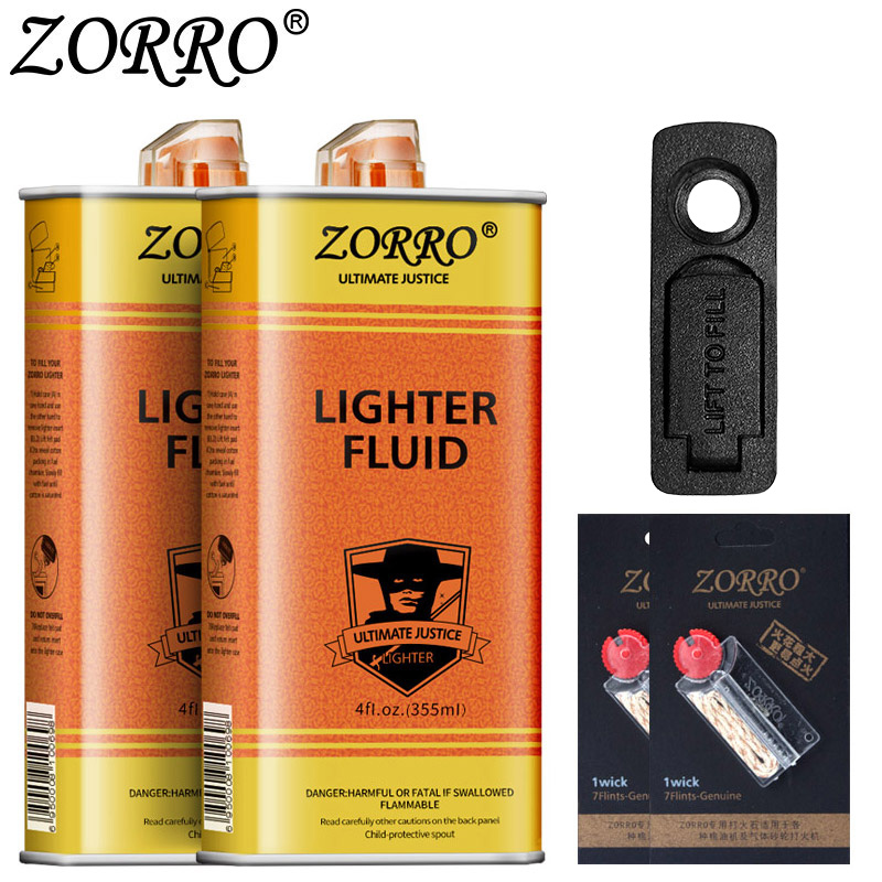 ZORRO佐罗煤油打火机燃料原装正品清香怀炉专用通用火石棉芯配件