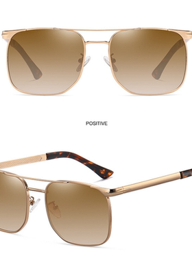 新款时尚方框墨镜男户外