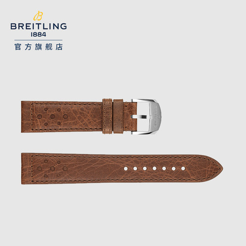 百年灵赛车主题小牛皮表带