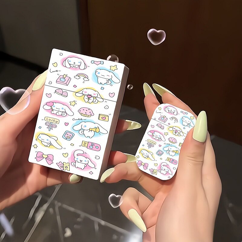 helloKitty帕恰狗打火机烟盒防风充气卡通创意高颜值网红送男友潮