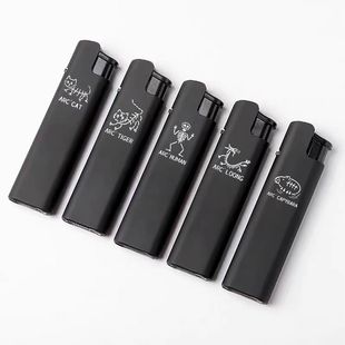 新款磨砂防风打火机创意个性粉色火焰高颜值网红爆款金属送男友潮