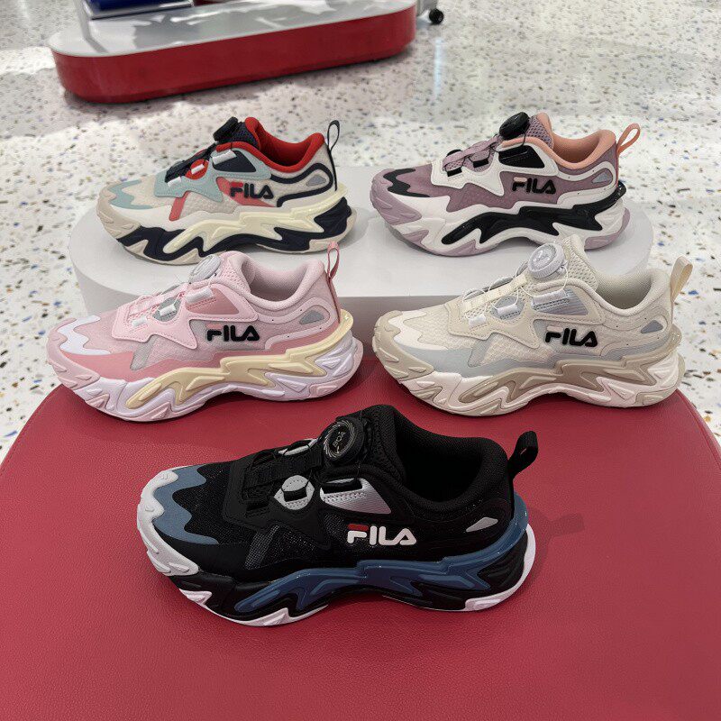 斐乐fila童鞋儿童户外鞋2022秋季男女童防滑运动跑步鞋k15b232501