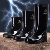 男款 男士 秋冬季 雨鞋 加棉保暖水鞋 中高筒防滑耐磨胶鞋 雨靴水桶鞋