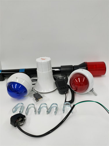 物业巡逻车警示灯LED爆闪灯