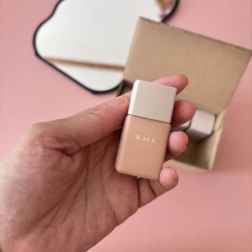 RMK水凝粉底粉霜丝薄经典粉底液201小样中样15G旅行装小样试用装