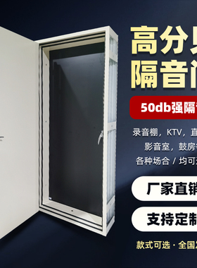 专业隔音门定制钢制KTV录音棚家用办公室直播间防噪音隔声门定做