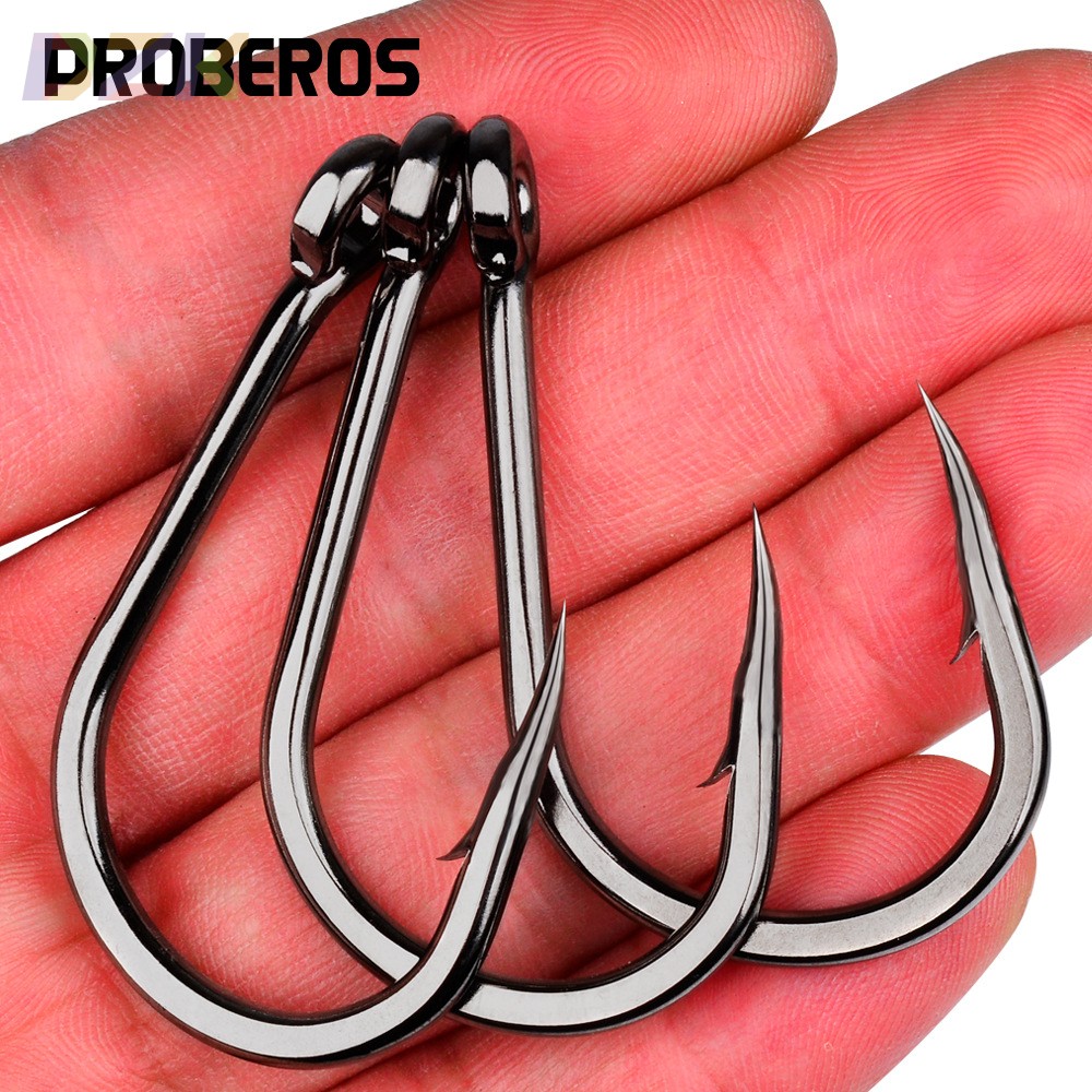 恶棍铁板钩 深海船钓鱼钩 海钓钩鲟鱼青鱼钩巨物大物铁板鱼钩20z5