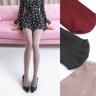 开裆免脱春秋中厚款 袜打底袜连袜加裆塑形提臀哑光显瘦 纯色女棉裤