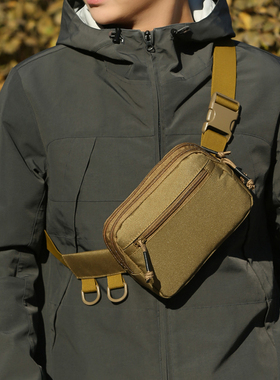 户外战术腰包男士轻便耐磨多功能骑行包手机包登山跑步通勤斜挎包