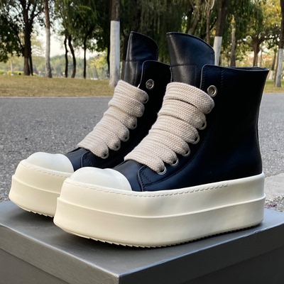 厚底潮ROFABLED真皮高帮鞋男鞋