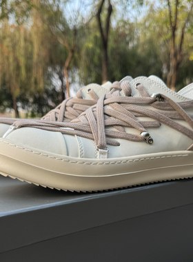 2025ss  潮鞋 RO FABLED低帮鞋男鞋真皮白色五芒星单鞋交叉绑带鞋