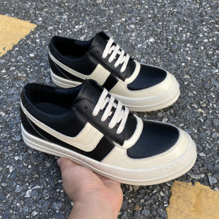 男鞋 FABLED大钩子低帮鞋 拼色系带厚底休闲 2025ss真皮RO 欧美潮鞋