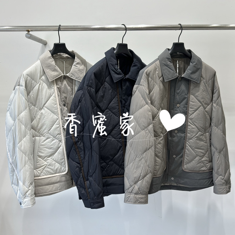 【香蜜】速写男装2025年冬专柜正品拼接羽绒服9P0C12760吊牌1795
