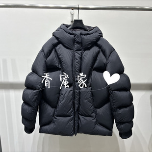 2025年冬专柜正品 速写男装 连帽羽绒服9PAC10280吊牌3995 香蜜