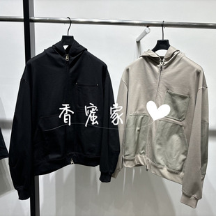 专柜正品 2026年春季 速写男装 开襟卫衣9Q2410220吊牌1195 香蜜