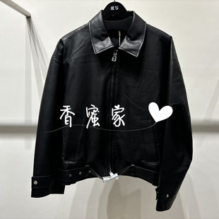 2026年春专柜正品 速写男装 仿皮衣外套9Q1T13950吊牌2595 香蜜