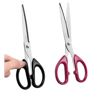 得力剪刀学生专用手工安全剪纸刀便捷开箱小号拆快递锋利不粘胶黑刃剪刀办公用小型不锈钢家用裁缝多功能剪子