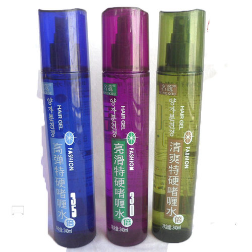 名蔻清爽特硬啫喱水蓬松头发造型