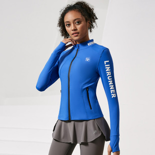 科里芙运动外套女秋冬季立领拉链夹克户外跑步专业健身房训练上衣