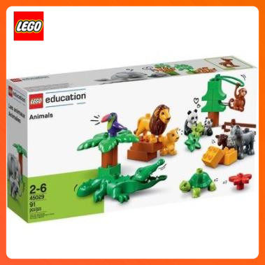 现货教具乐高教育LEGO 45029 新品野生动物组合套装老款45012正品
