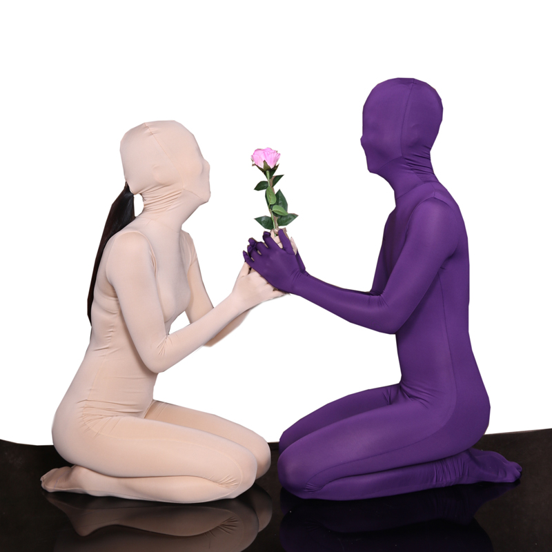 全包连体连头连手连袜紧身设计