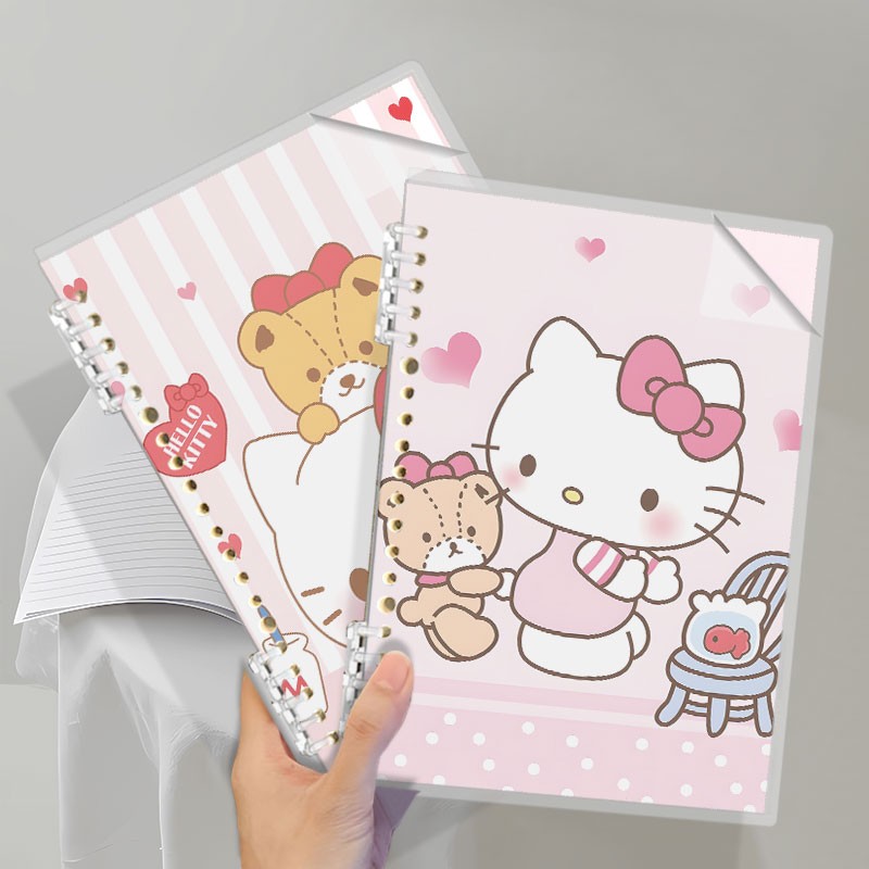 笔记本凯蒂猫活页本学生专用