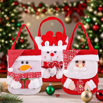 New Christmas Knitted Gift Bag Christmas Decoration圣诞装饰