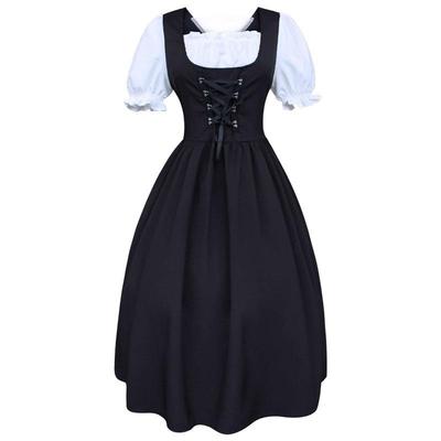 Halloween dress up cosplay costume, women's drawstring high