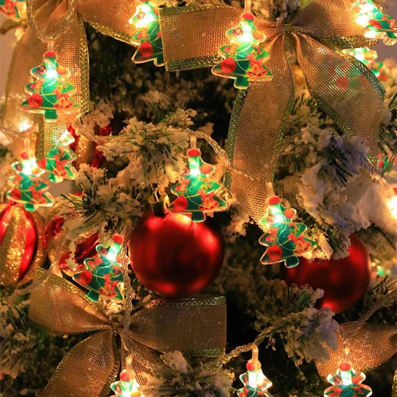 Christmas LED lights Santa Clauscolored lights圣诞树装饰彩灯