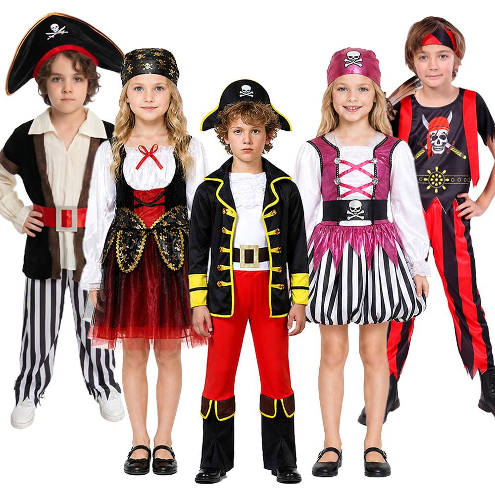 HalloweenPirateKidsCosOutfit