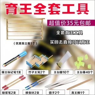 育王工具 中蜂育王全套套餐 蜜蜂蜂箱包邮育王框王台保护罩育王棒