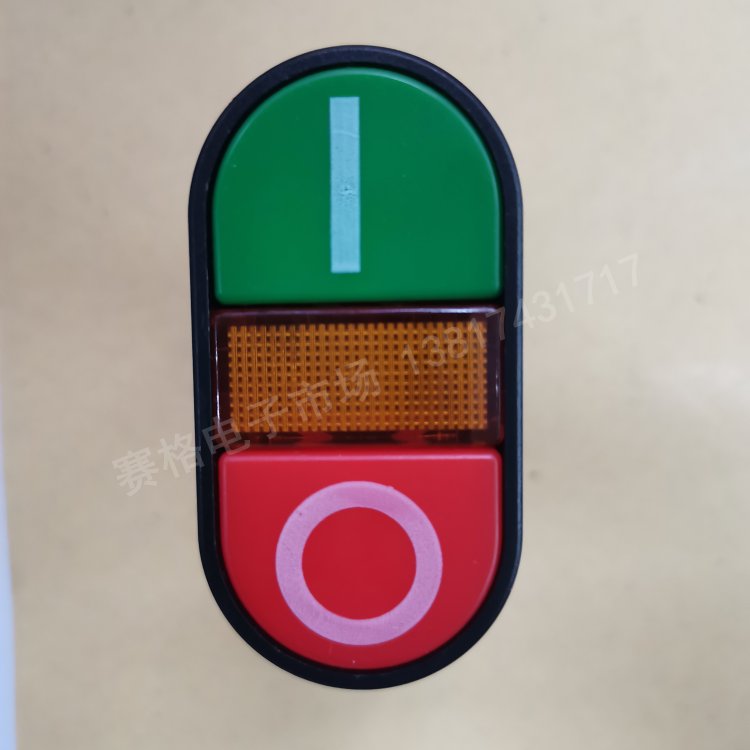 型号 APBB- 22-AC220V带灯 按钮开关 复位  一常开一常闭