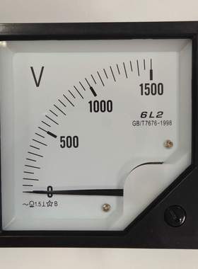 6L2 1000V 交流指针式面板 800V 交流电压表250V AC450V 750V 1KV