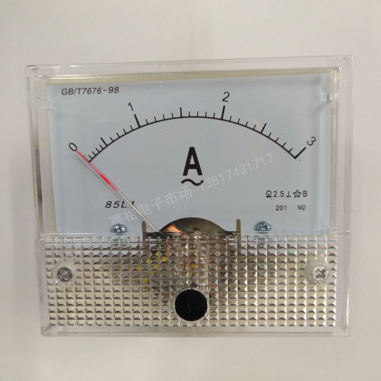 85L1-3A  交流指针电流电压表 85L1 AC3A 交流电流表 3a
