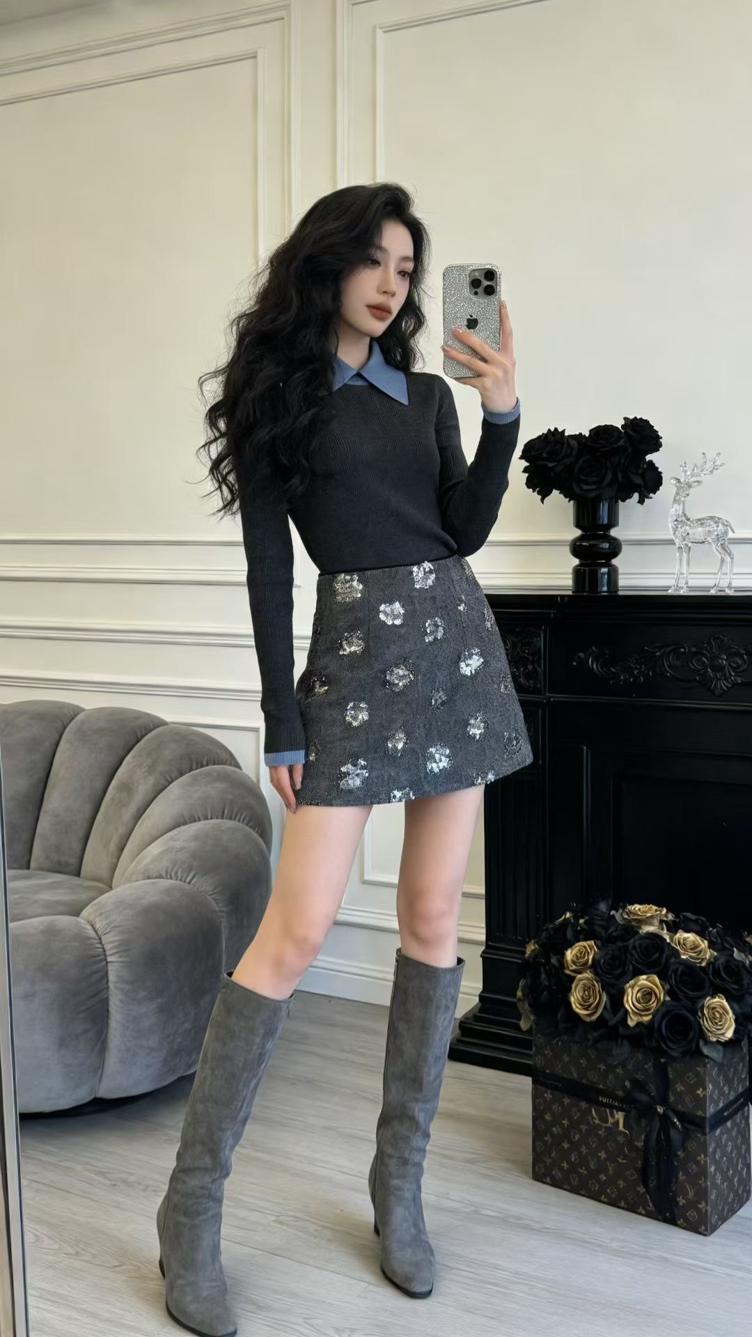 【现货】26春季新款polo领撞色针织衫上衣,女装/女士精品,上衣,淘宝优惠券,粉丝福利购,淘宝优惠卷