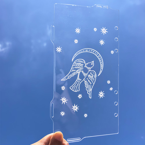 手账透明亚克力活页分隔页垫板