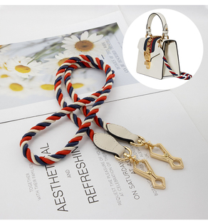 适用于古驰塞尔维亚编织肩带彩色gucci sylvie包带配件斜跨包带子