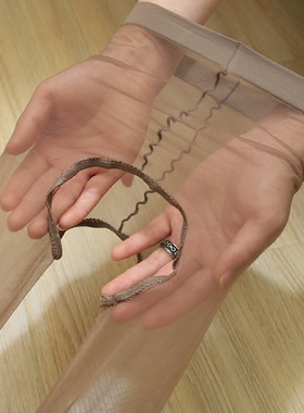 免脱开裆连裤袜 极超薄一线裆丝袜 女款无痕T裆0D丝袜子 透明透肤