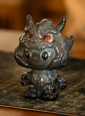 中式灵枢貔貅变色茶宠摆件茶台茶桌面宠物茶玩茶具茶桌高档装饰品