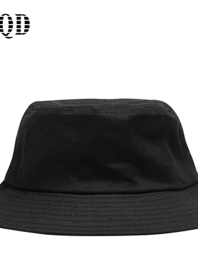 纯棉大码渔夫帽男帽子男韩版潮大头围黑色ins潮日系盆帽