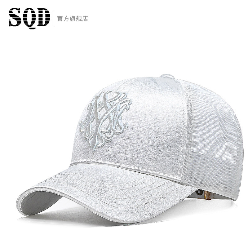 SQD绸缎高端轻奢棒球帽女夏季帽子