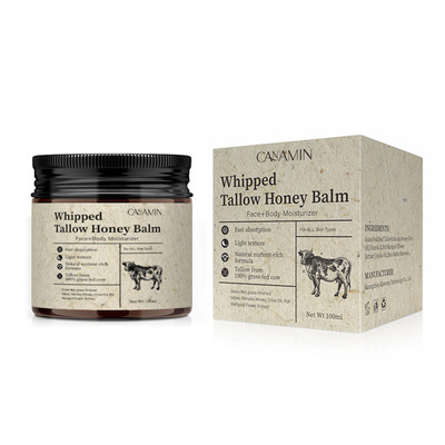 跨境爆品牛脂蜂蜜护肤膏Beef Tallow and Honey Balm for Skin