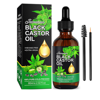 跨境专供Black Castor Oil牙买加黑蓖麻油改善发质海外热销厂家