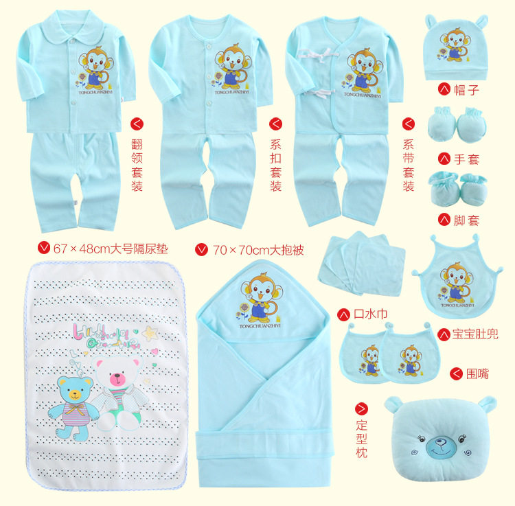 Coffret cadeau pour bébé - Vêtements + Fournitures - Ref 1951202 Image 3