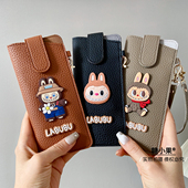 高颜值皮质眼镜袋女便携可挂包可爱卡通太阳镜盒墨镜包旅行收纳包